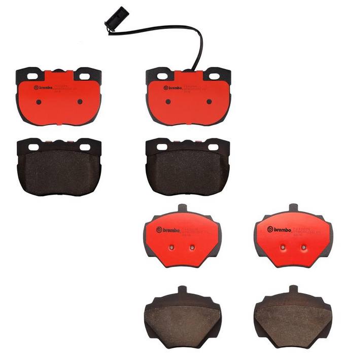 Land Rover Brakes Kit Brembo Pads Front and Rear (Ceramic) STC9190